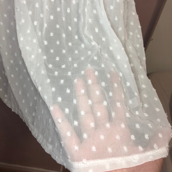 white sheer top - Picture 4 of 4